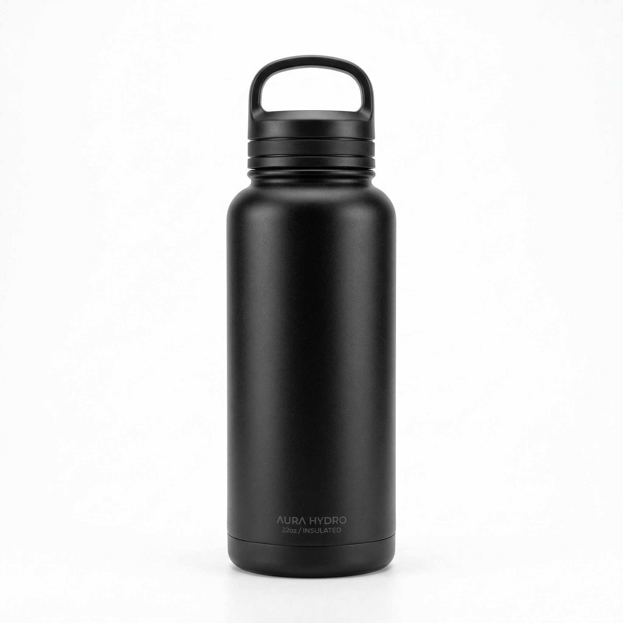 Stainless Steel Water Bottle 32oz - AI generated product photo